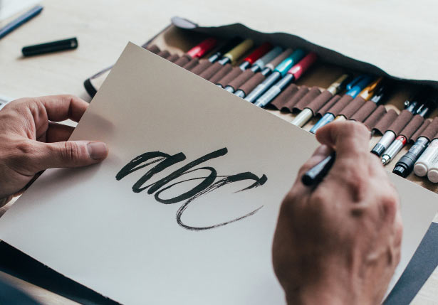 branding creation typographie